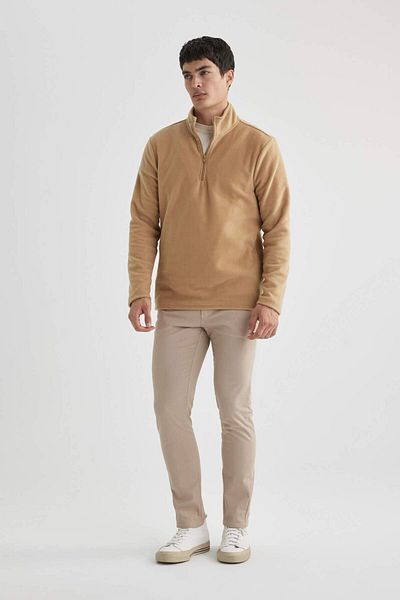 DeFacto Regular Fit Half Zip Sweatshirt B7846Axns