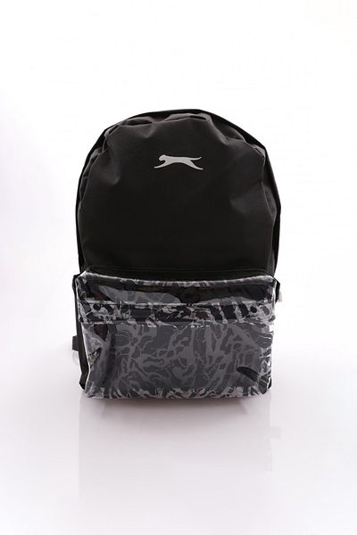 Slazenger 24039 - Black Pvc Detailed Backpack