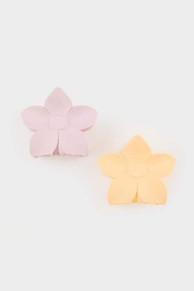 DeFacto Set de 2 catarame cu motive florale pentru femei E9537axns