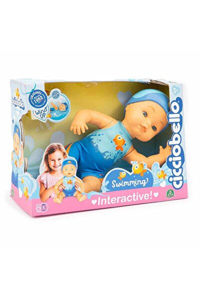 Cicciobello Yüzüyor 30 cm | Suya Bırakılınca Yüzebilen Hareketli Bebek | 2+ yaş