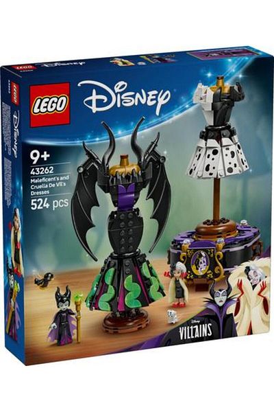 LEGO 43262 ليغو ® │   فساتين ديزني مالفيز وكرويلا دي فيل
