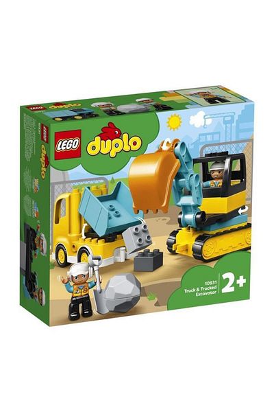 LEGO 10931 ليغو ®   دوبلو ®   شاحنة المدينة وحفارة الزحافة