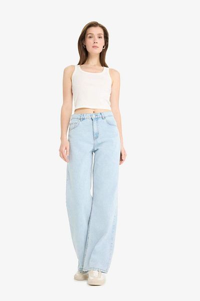DeFacto Light Blue Women's Jean Pants E1701Ax/Nm39