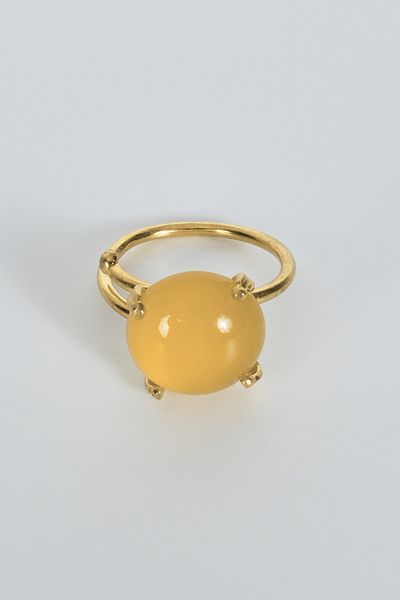BE BLUE Sari Kopal Stone Gold Adjustable Ring