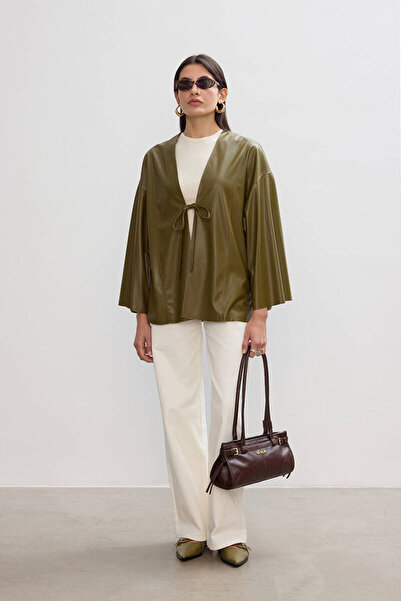 BE BLUE ΧΑΚΙ ΔΕΡΜΑΤΙΝΟ ΚΙΜΟΝΟ