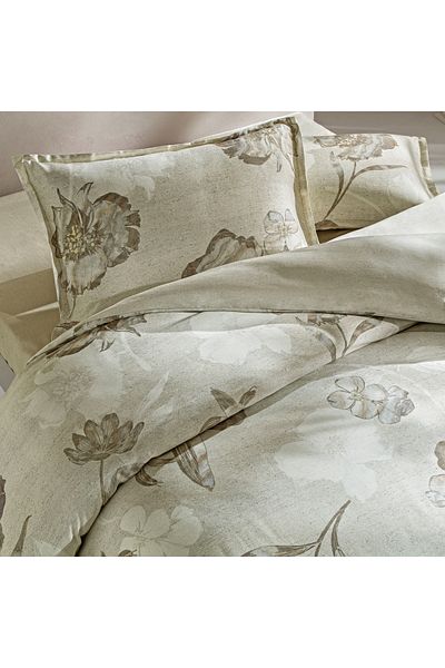 Taç Taç Reborn Primrose Bamboo Double Duvet Cover Set Beige
