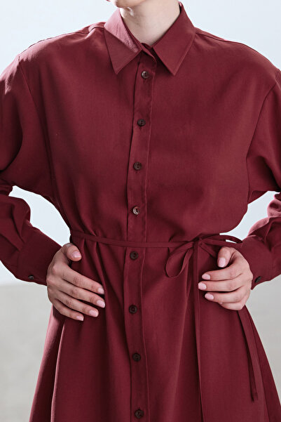 BE BLUE Vintage Visne Shirt Dress