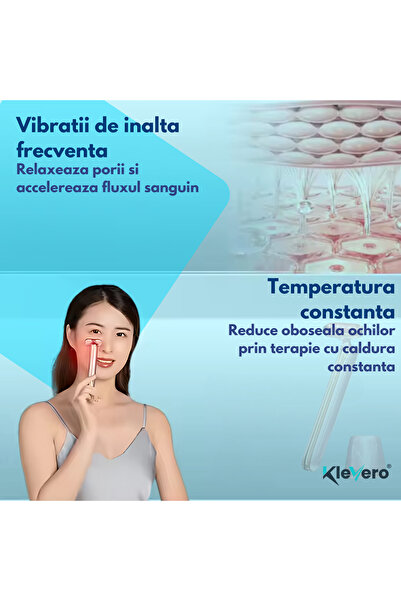 KleVero Rotating Facial Care Device with Red Light 4 in 1
