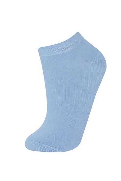 DeFacto Women's Seamless 3-Piece Bamboo Booties Socks E2098Axns