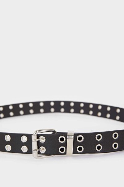 DeFacto Γυναικεία τετράγωνη πόρπη από συνθετικό δέρμα Jean ζώνη F1436AXNS