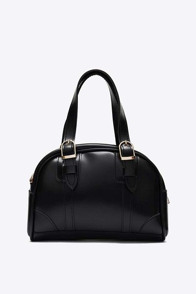 Shule Bags Peggy Oval Crossbody Bag Black