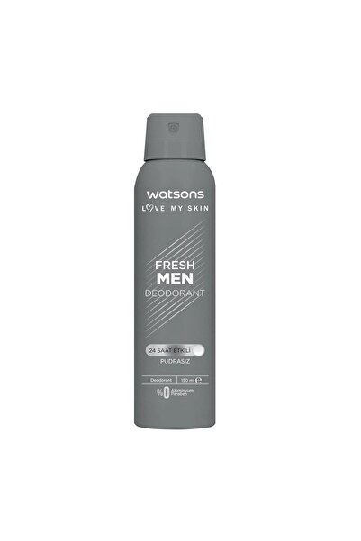 Watsons Fresh Men Pudrasız Deodorant Sprey 3x150ml
