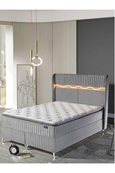 EVİM MOBİLYA CONCEPT Okyanus Yatak Baza Başlık Set