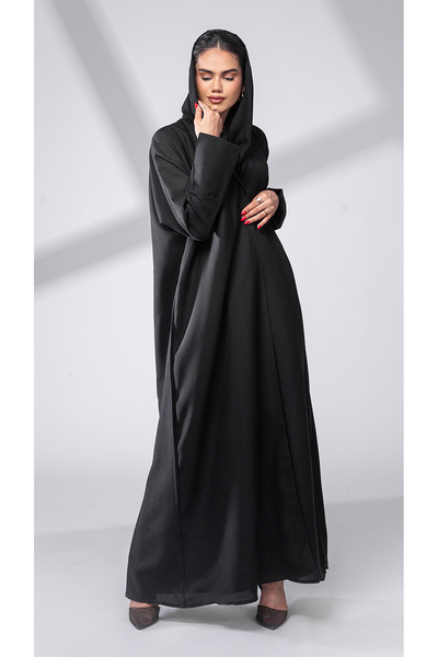 outline Practical black abaya