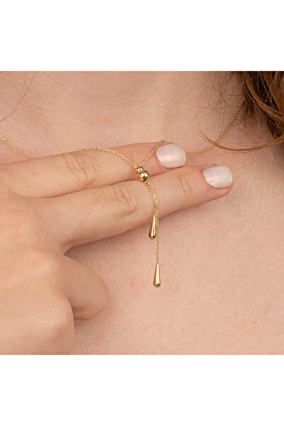 FasekGold Gümüş Kolye - Aşk Düğümü Modern Tasarım Taşsız Gösterişli Gümüş Kol...