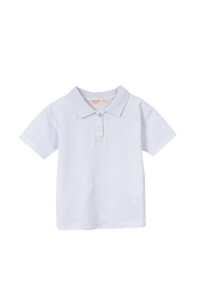 NECİXS BEBEE TRIUC LACOSTE CU MANE SCURTĂ ALB