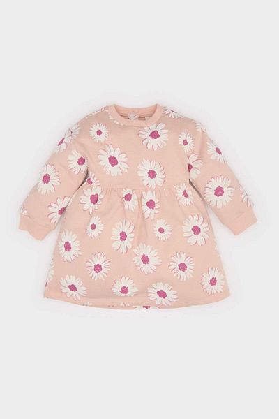 DeFacto Baby Girls Floral Long Sleeve Dress E5788A525Sp