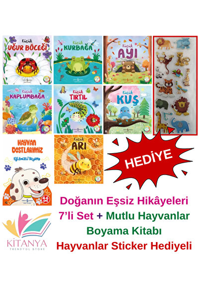 TÜRKİYE İŞ BANKASI KÜLTÜR YAYINLARI Nature's Unique Stories Set of 7 + Happy ...