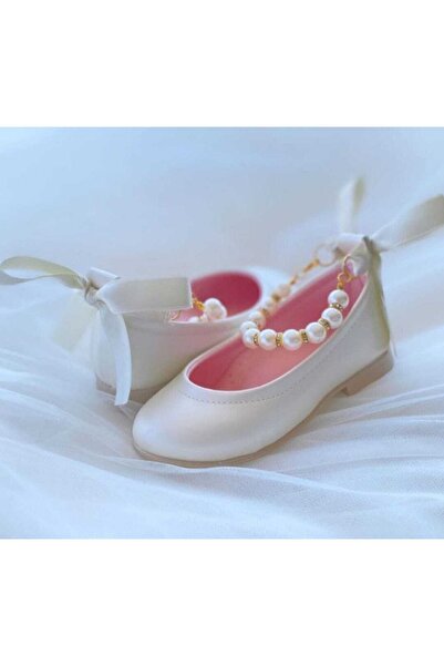 STELLA BUTİK Dívčí perlové boty Balerina