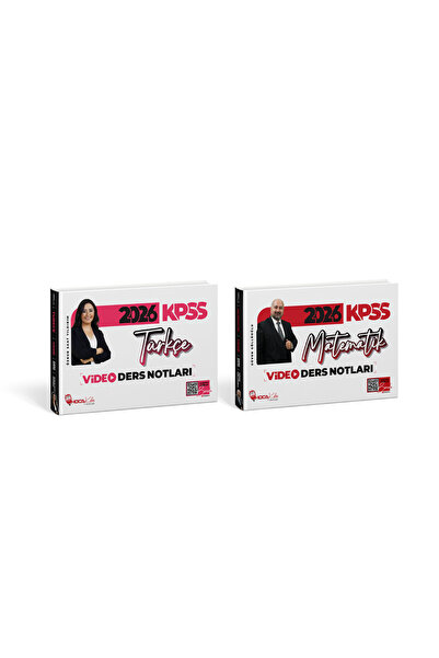 Hoca Kafası Yayınları 2026 KPSS Türkçe Video Ders Notlar - Matematik Video De...