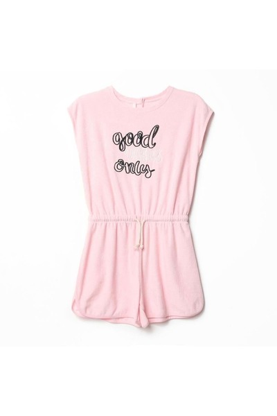 Nanica Kids GOOD VIBES HAVLU ŞORTE PANTALONĂ ROZ