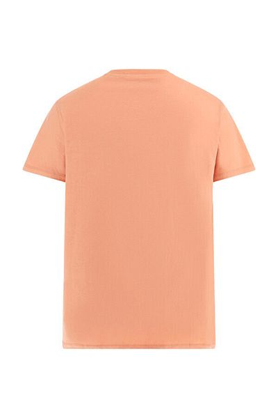 Guess Tricou pentru bărbați cu broderie florală portocalie