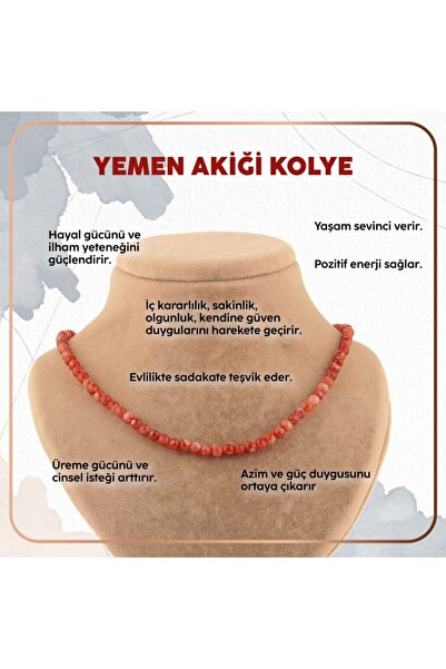 OSMANLI DEĞERLİ TAŞ Sertifikalı Yemen Akik Kolye