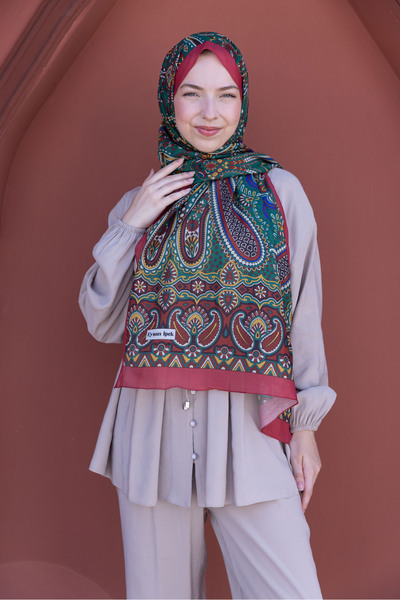 49eyşanipek Anatolian Motifs | Ethnic-Patterned Cotton Shawl
