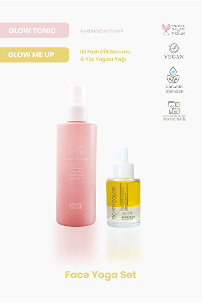 EIGHTH COLOR FACE YOGA SET: Glow Tonic 200 ml + Glow Me Up 30 ml