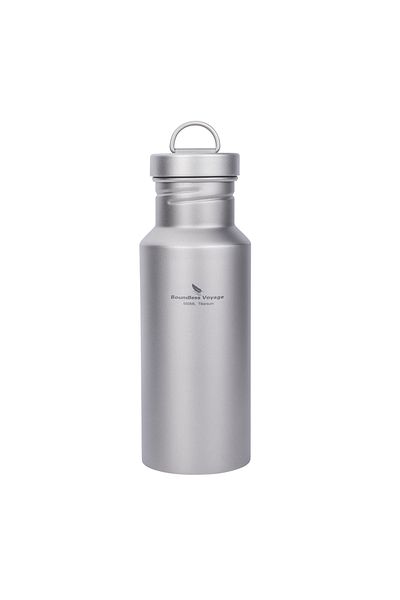 Choice 550ml Ti3252d Boundless Voyage Titanium Water Bottle With Lid Wide Mouth Leak-proof Reusable Sport D