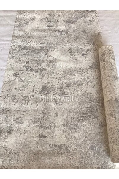 halleywall 2462 Gri Simli 5m2 Duvar Kağıdı