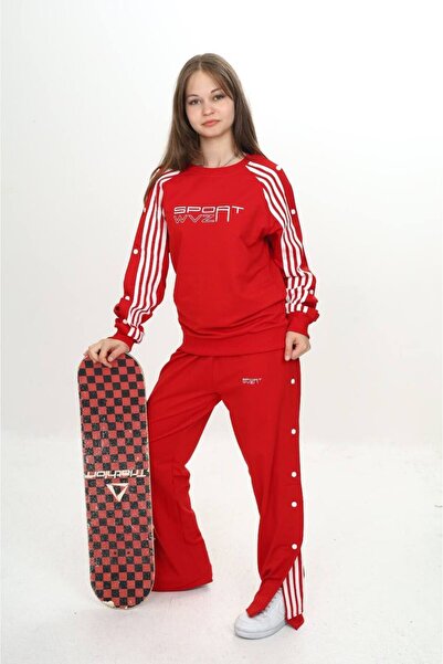 Asortix Unisex Kids 2 Thread Snap Bottom & Top Tracksuit Set 100% Cotton Comfortable Fit-299