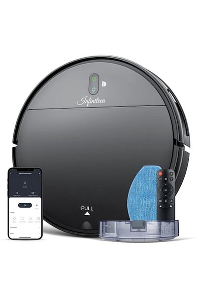 Infiniteea Aspirator robot Infiniteea™, aspirare și spălare simultană