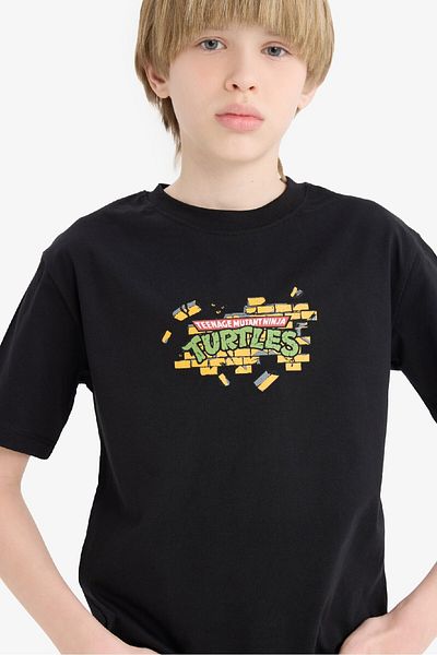 DeFacto Boy's Teenage Mutant Ninja Turtles Crew Neck Short Sleeve T-Shirt E3101A825Sm