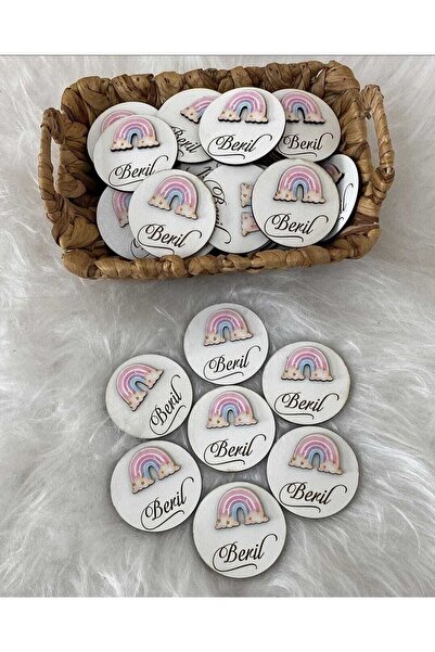 Yaşam Baskı Ahşap Magnet 20 Adet