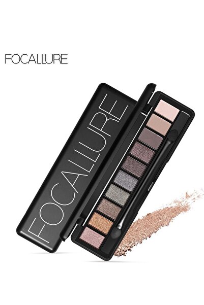 Focallure لوحة ظلال العيون المكونة من 10 ألوان