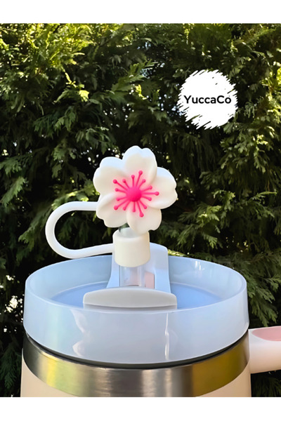 YuccaCo Accessorize Your Life Flower Thermos Accessory/Flower Straw Protector...