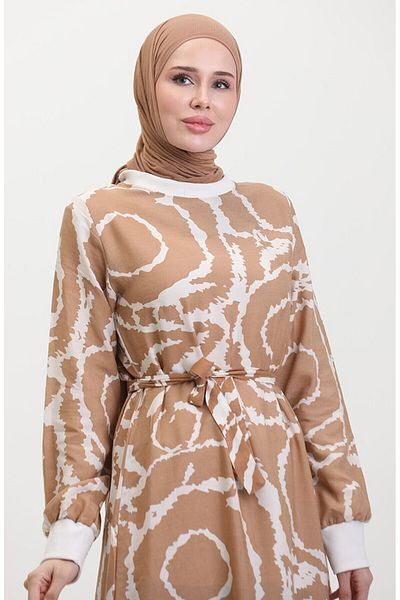 MODA Patterned Hijab Dress