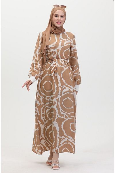 MODA Patterned Hijab Dress