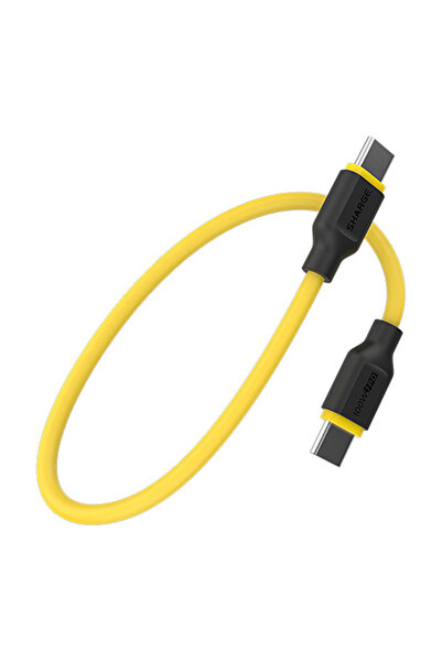 Phantom Usb-c To Usb-c 100w Ekstra Elastik Hızlı Şarj Kablosu