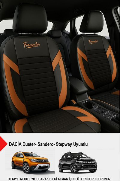 GM-DESIGN Formentor Arm Feather Auto Seat Cover (Daci̇a Sandero-Stepway-Duster Compatible)