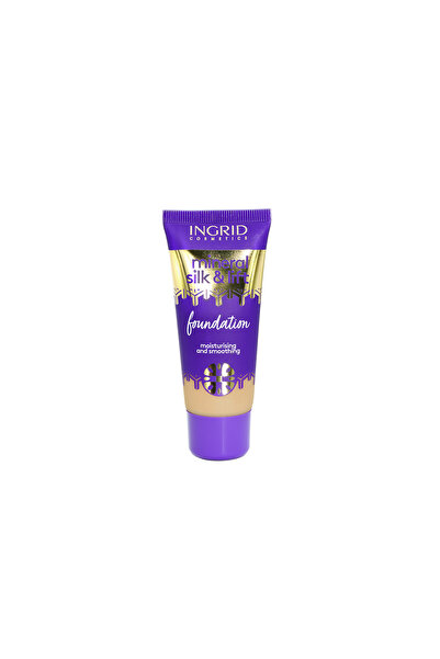 INGRID Fond de ten Mineral Silk & Lift Cosmetics, 032 bej inchis, 30 ml