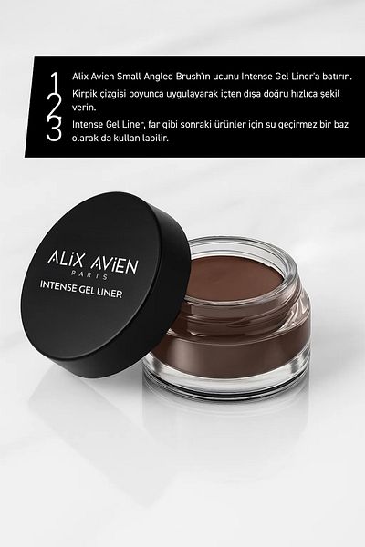 Alix Avien High Pigmented Waterproof Long Lasting Matte Gel Eyeliner - Intense Gel Liner 02 Deep Mohang