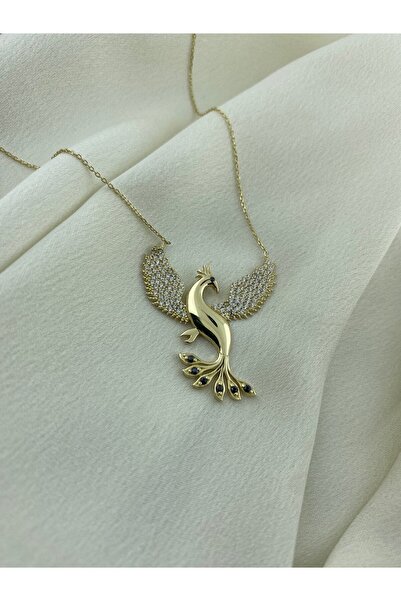 Amoure Gold 14 Ayar Altın Anka Kuşu Kolye