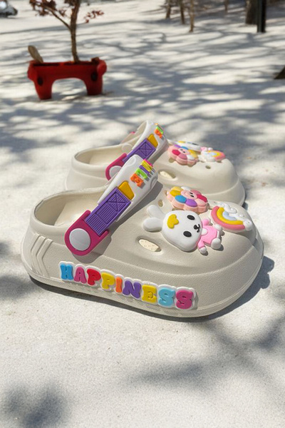 Melek Tuna Ayakkabı & Çanta Kız Çocuk Kaydırmaz Sandalet Terlik, Çocuk Cross Terlik, ,Çocuk Terlik, Çocuk Havuz Terliği,