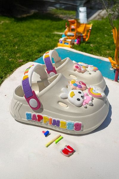 Melek Tuna Ayakkabı & Çanta Sandale antiderapante pentru fete, papuci pentru copii, papuci pentru copii, papuci pentru piscina pentru copii,