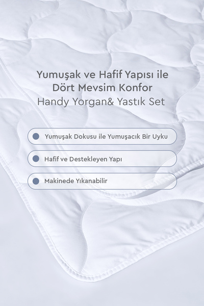 Yataş Handy Roll Pack Tek Kişilik Yastık&yorgan Seti