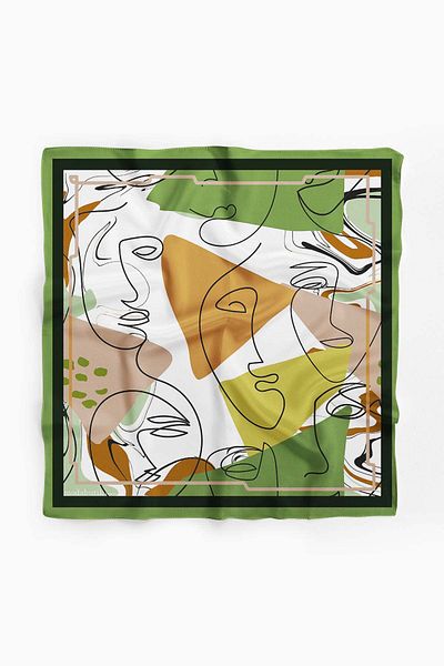 Modabutik Women's Silhouette Patterned Bandana