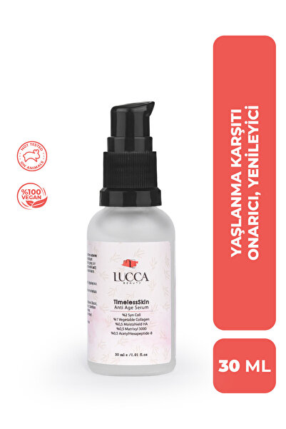 LUCCA BEAUTY سيروم TimelessSkin المضاد للتجاعيد 30 مل - كولاجين عشبي، حمض اله...
