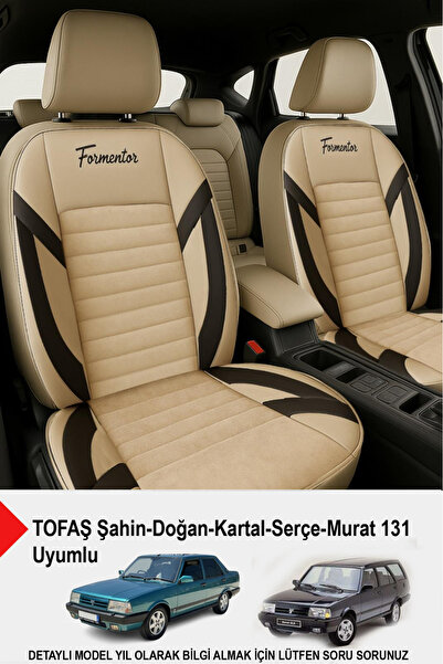 GM-DESIGN Formentor Arm Feather Auto Seat Cover (Tofaş Kartal-Şahin-Doğan-Serçe-Tempra Compatible)